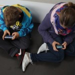 Children Using Smartphones